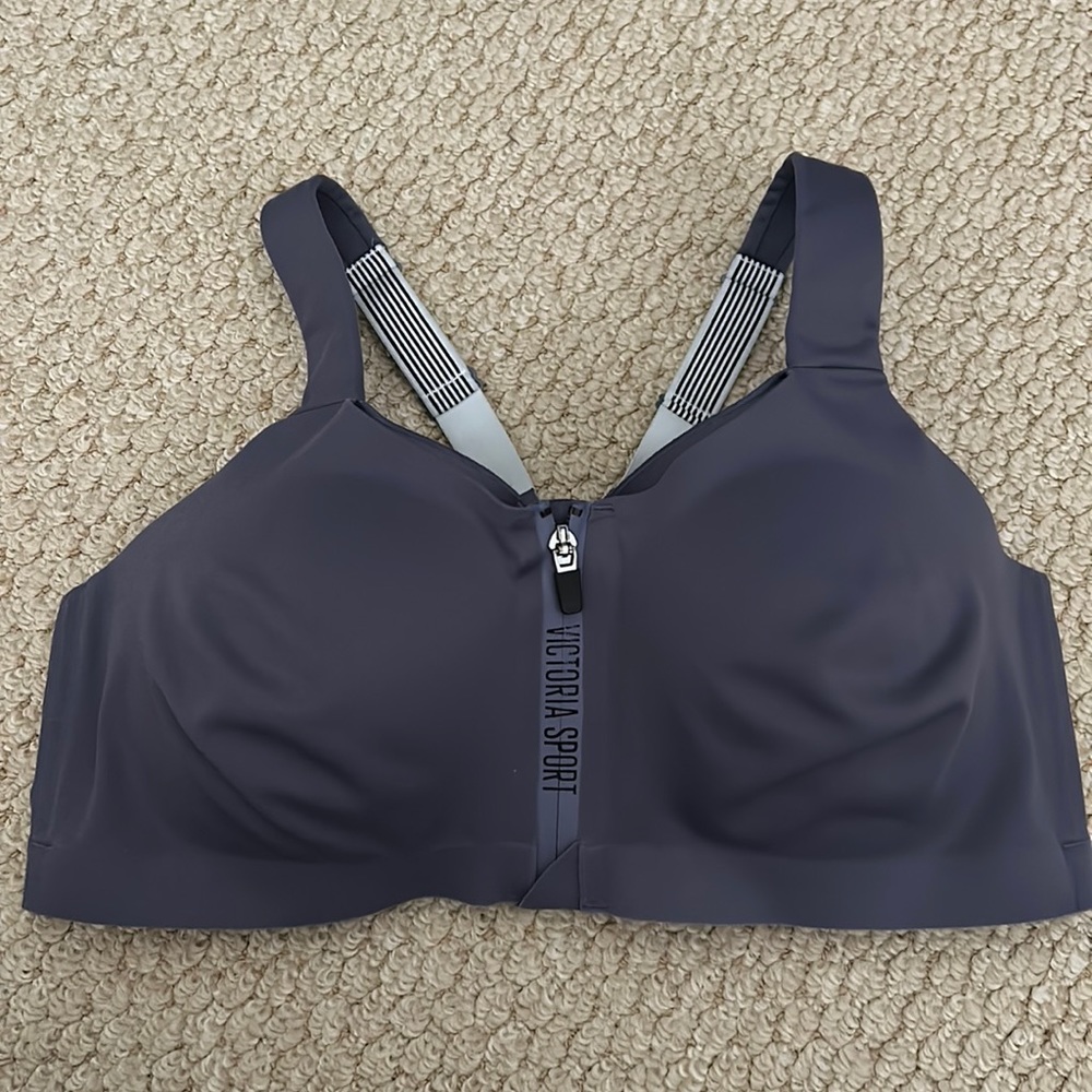 Purple/gray Victoria Sport sports bra